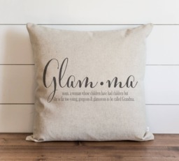 Glam-Ma Pillow Cover - Mother's Day Gift For Grandma Nana Mom Sentimental Mothers Present - thumbnail 1