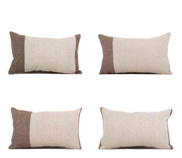 "Set Of 4 Pcs, Kilim Pillow Cover, Vintage Pillow, 12.01""x20.08" - image 1