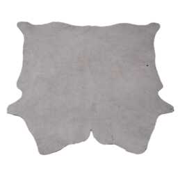 Black & White Cowhide Rug Large Hair-On Leather Accent - 54x52 Inches - thumbnail 3