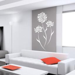 Flower Decals For Walls Stickers Baby Room Designs Wall Bedrooms Stick On Art Decalisland - Modern Sd 014 - thumbnail 1