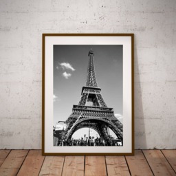 Paris Wall Art, Black & White Photography, Industrial Decor, Instant Download, Eiffel Tower, Digital Printable Art Gallery - thumbnail 2