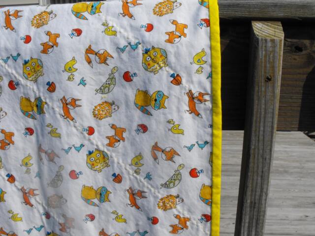 Baby Quilt, Crib Handmade Gift, Nursery Unisex Blanket, Baby, Patchwork Gift Forher - image 1