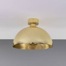 Maua Modern Brass Dome Ceiling Light 11.75'' - 30cm - thumbnail 2