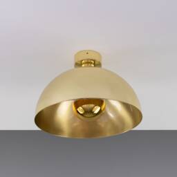 Maua Modern Brass Dome Ceiling Light 11.75'' - 30cm - thumbnail 3