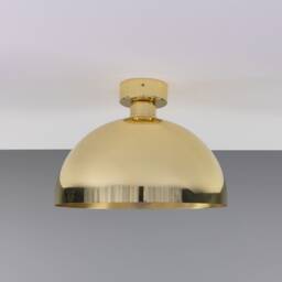 Maua Modern Brass Dome Ceiling Light 11.75'' - 30cm - thumbnail 1