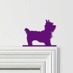 Door Topper Yorkshire Terrier Dog Various Colours Top Of Decorative Sign - Novelty Wall Decor, Frame Art, Art - thumbnail 4