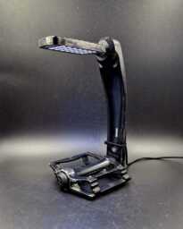 Recycled Bike Part Desk Lamp Steampunk Decor, Cyclist Gift - thumbnail 1