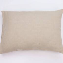 Linen Pillow Cover Rustic Home Decor, Natural Bedding - thumbnail 2