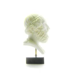 Homer Greek Sculpture Casting Head Of Poet Maker Illiad & Odyssey , Reproduction From Vatican Museum Rome - thumbnail 3