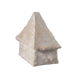Little Japandi House - Original Sculpture Beige Wabi Sabi Decor Minimalist Art Handmade By Scandinavian Designer Laurie Poast - thumbnail 2