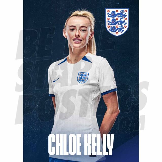 Lionesses Kelly 23/24 Home Headshot Poster - Officially Licensed Product A4/A3 Framed Options - image 1