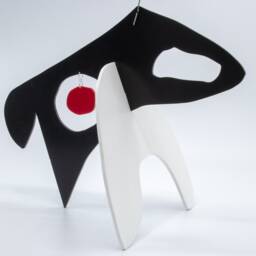 Kineticats Dog Stabile Art Sculpture Abstract Animal Kinetic Mobile - thumbnail 2