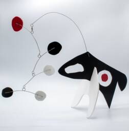 Kineticats Dog Stabile Art Sculpture Abstract Animal Kinetic Mobile
