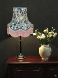 Mardi Gras Floral Lampshade Handmade Table, Floor, Pendant, Wall Light Shade