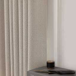 Dillner Linen Cotton Blend Curtain, 6 Colors, Textured Semi-Blackout Window Drapery For Living Room & Bedroom, Up To 85% Light Blocking, 1Pc - thumbnail 3