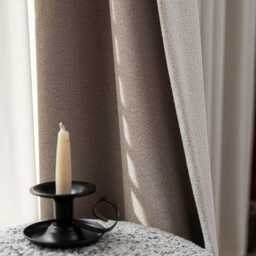 Dillner Linen Cotton Blend Curtain, 6 Colors, Textured Semi-Blackout Window Drapery For Living Room & Bedroom, Up To 85% Light Blocking, 1Pc - thumbnail 4