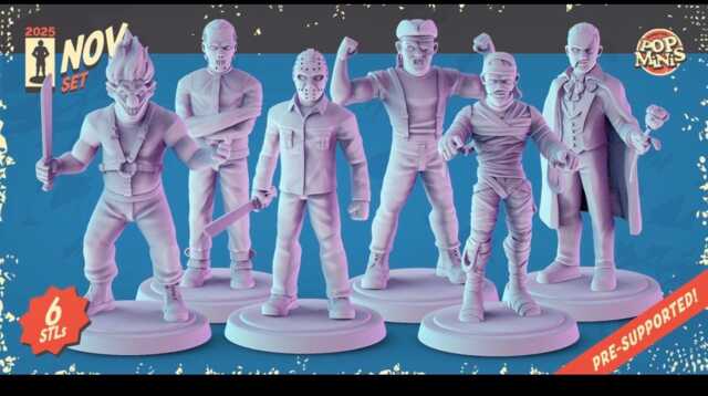 Iconic Halloween Themed Miniatures - By Pop Minis