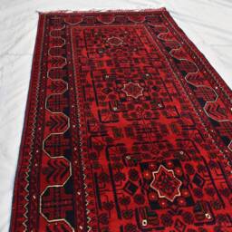 16Ft Afghan Khal Mohammadi Runner Rug Handwoven Wool Turkmen Carpet - thumbnail 3