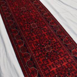 16Ft Afghan Khal Mohammadi Runner Rug Handwoven Wool Turkmen Carpet - thumbnail 2