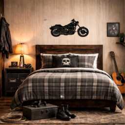 Harley Davidson Hog Wall Art - thumbnail 1