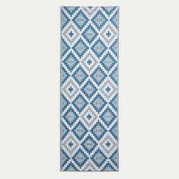 Mia Blue Aztec Outdoor Rug Recycled Plastic Garden Patio Mat Weatherproof - thumbnail 4