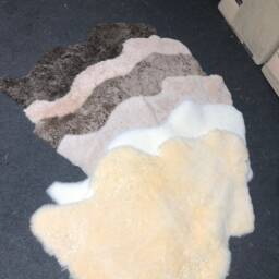 Sheepskin Rugs For Upholstery, Short Wool, Genuine Sheepskin, Interior Accessories, Decor, Rug, Throw, Amazing Gift - thumbnail 2