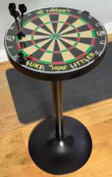 Luke Littler Dartboard Bar Table - Target The Nuke Adjustable - thumbnail 1