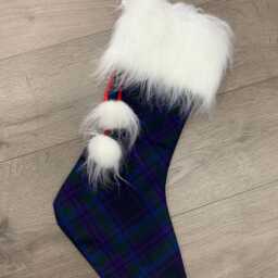 Spirit Of Scotland Tartan Christmas Stocking - thumbnail 3