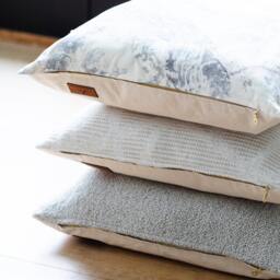 Cruz -- Gray Boucl?? Textured Pillow Cover ??? Throw Neutral Lumbar Grey - thumbnail 3