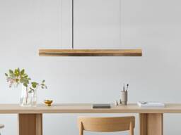 Pendant Lamp - Oak Wood & Walnut Dining Room Gantlights Led