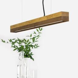 Pendant Lamp - Oak Wood & Walnut Dining Room Gantlights Led - thumbnail 2