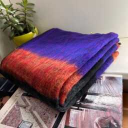 Yak Wool Blanket/ Living Room Throw /Sofa /Travel Throw/ Rug Camping Wrap/Meditation Out Door Hand-Loomed Nepal M11
