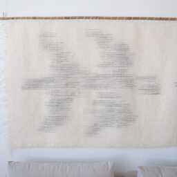 Zeva - Handwoven Wool Tapestry Large Boho Wall Hanging With Bird Motif - thumbnail 2