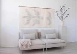 Zeva - Handwoven Wool Tapestry Large Boho Wall Hanging With Bird Motif