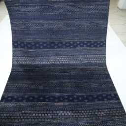 6x8 Ft Navy Blue Gabbeh Area Rug, Afghan Hand Knotted Geometric Motif Lori Baft Wool Tribal Rugs, Bedroom Living Room Rugs - thumbnail 2