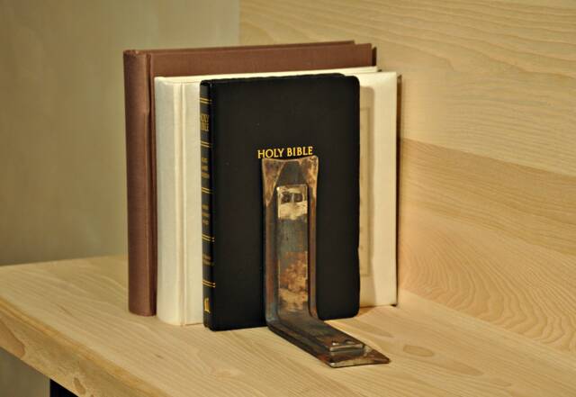 Housewarming Gift, Bookend Art Books, Metal Decor, Unique Gift For Him, Art, Steampunk Style, Living Room Industrial Style - image 1