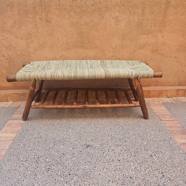 Wooden Bench With Integrated Storage - image 1