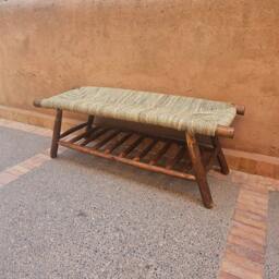 Wooden Bench With Integrated Storage - thumbnail 3