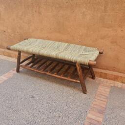Wooden Bench With Integrated Storage - thumbnail 4