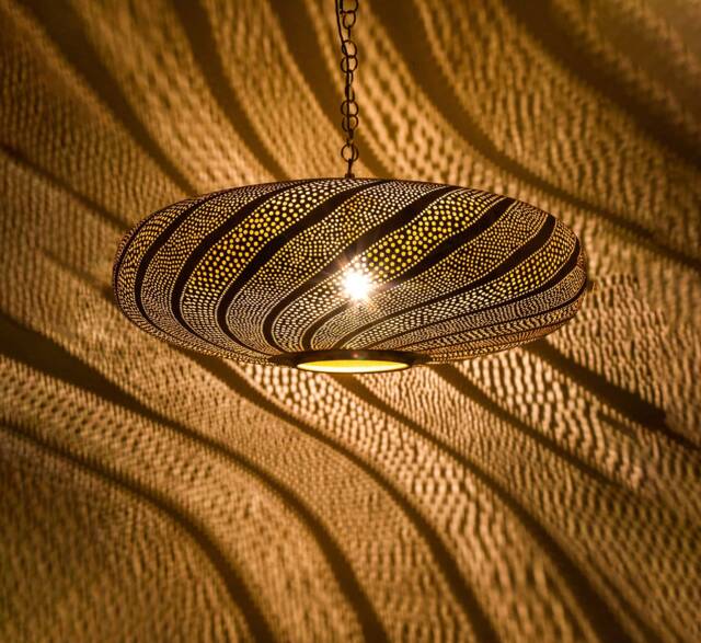 Moroccan Hanging Chandelier, Pendant Light, Brass Pendant Brass Light, Light Fixtures, Moroccan Lantern - image 1