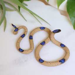 Ceramic Snake, Small By Carter + Rose - thumbnail 3