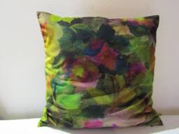 Designers Guild Velvet Fabric Surimono Berry Cushion Cover/Pillow - thumbnail 1