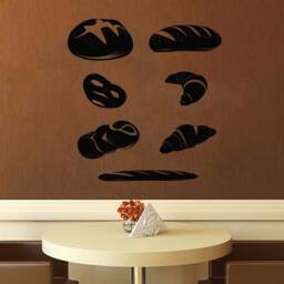 Bakery Wall Decal Bread Pastry Vinyl Sticker 1216 - thumbnail 1