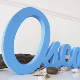 Oscar, Handmade Wooden Name Sign, Nursery Decor, Personalized Gift - thumbnail 3