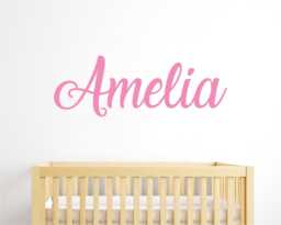Name Wall Decal, Personalised Sticker, Boys & Girls Decal Nursery Decor, Vinyl Custom - thumbnail 1