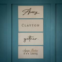 Boho Home Decor, Contemporary Personalized Gifts For Wall Leather Sign, Custom Sign Living Room - thumbnail 3