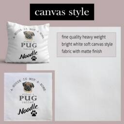 Personalised Pug Cushion Dog Mum Birthday Gift Dogs Name Pillow Pug Owner Present Lover Her Cute Puppy Home Decor - thumbnail 4