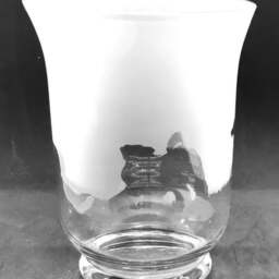 Airedale Terrier Frieze Clear Glass Vase - 14.5cm, Boxed - thumbnail 3
