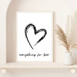 Love Print - Everything For Wall Art Home Inspiration Typography Wedding Gifts Prints - thumbnail 1