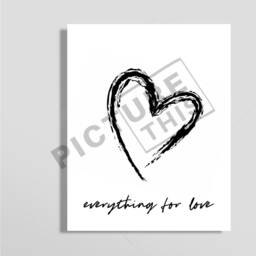 Love Print - Everything For Wall Art Home Inspiration Typography Wedding Gifts Prints - thumbnail 2